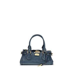 Chloé Blue Calf Leather Bos Taurus Shoulder Women's Bag
